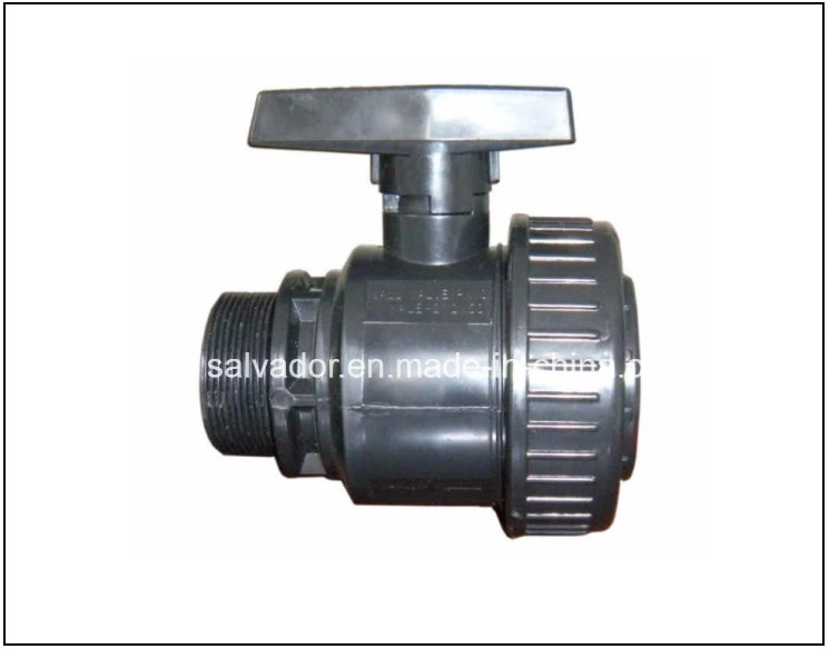 Hot Sell PVC Black Single Union Ball Valve for Irrigation (F/F)