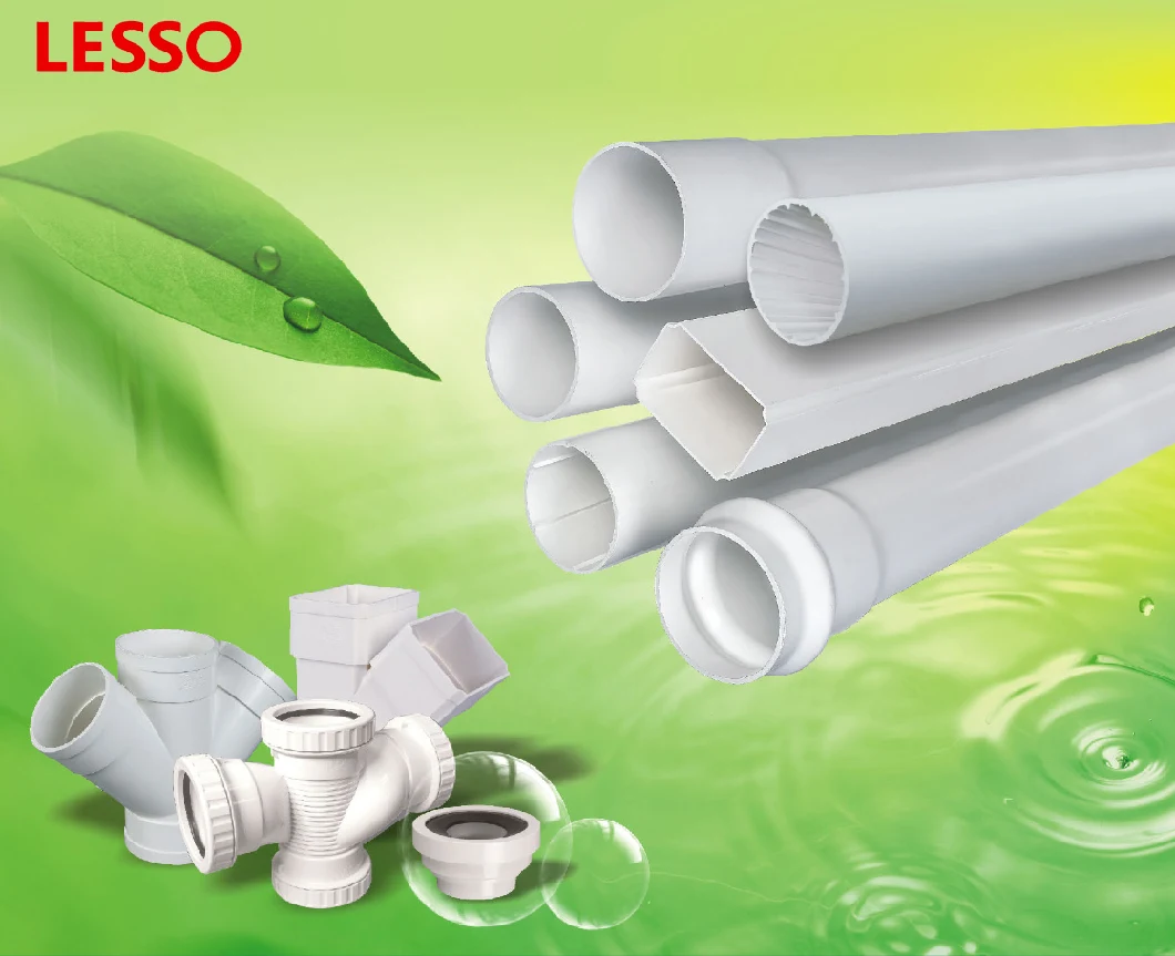 Lesso Long Service Life PVC-U Drainage Pipe