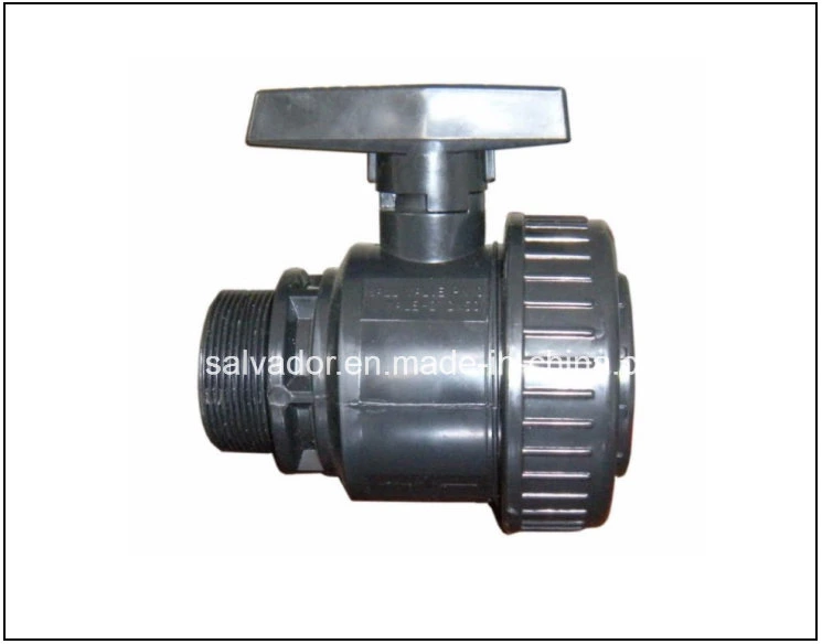 High Quality Valve Supplier Factory Manufacture QC Passed PVC Black Single Union Ball Valves for Irrigation M/F Ball Valve