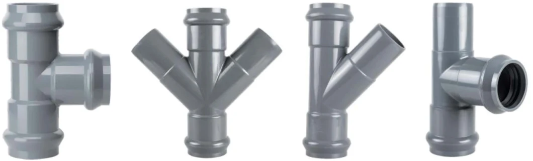 Durable UPVC Pressure Pipe Fitting Premium Quality PVC Pipe and Fittings with Rubber Ring Joint