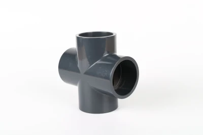 Padrão DIN Pn10 Pn16 Encaixe de plástico de PVC UPVC CPVC Conexões de tubulação de encanamento igual para toda a indústria