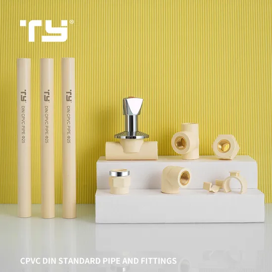 CPVC/PVC/PPR Pn25 DIN 8079/8080 Encaixe de tubulação padrão para abastecimento de água