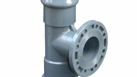 Acessórios de conexão de tubo de anel de borracha de plástico PVC Pn10