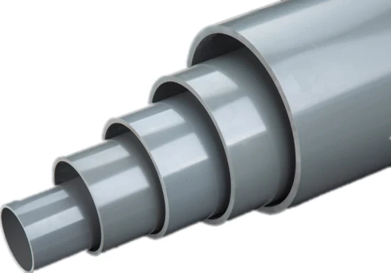 Junta de anel de borracha de alta qualidade para encanamento de PVC Encaixe de tubo de pressão UPVC Tubo de irrigação de plástico e conexões para abastecimento de água Padrão DIN 1.0MPa